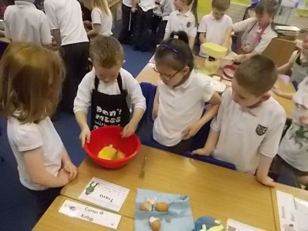 Making Jungle Cakes